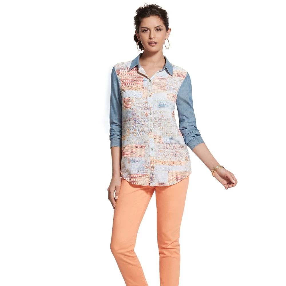Chico’s Artisan Dreams Cleo Shirt - Picture 10 of 12